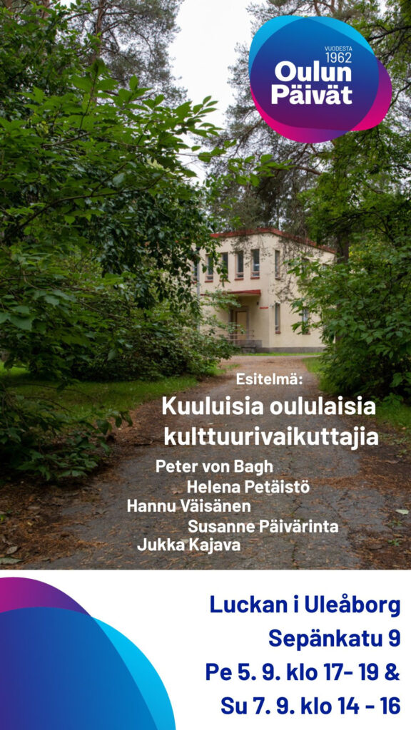oulunseuralainen Terttu Välikangaskertoo